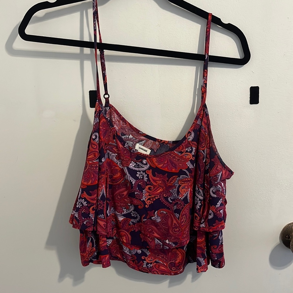 Floral Tank Crop Top